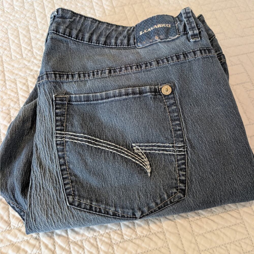 Z. Cavaricci Jeans Women's Size 22 Blue Stretch (0468)